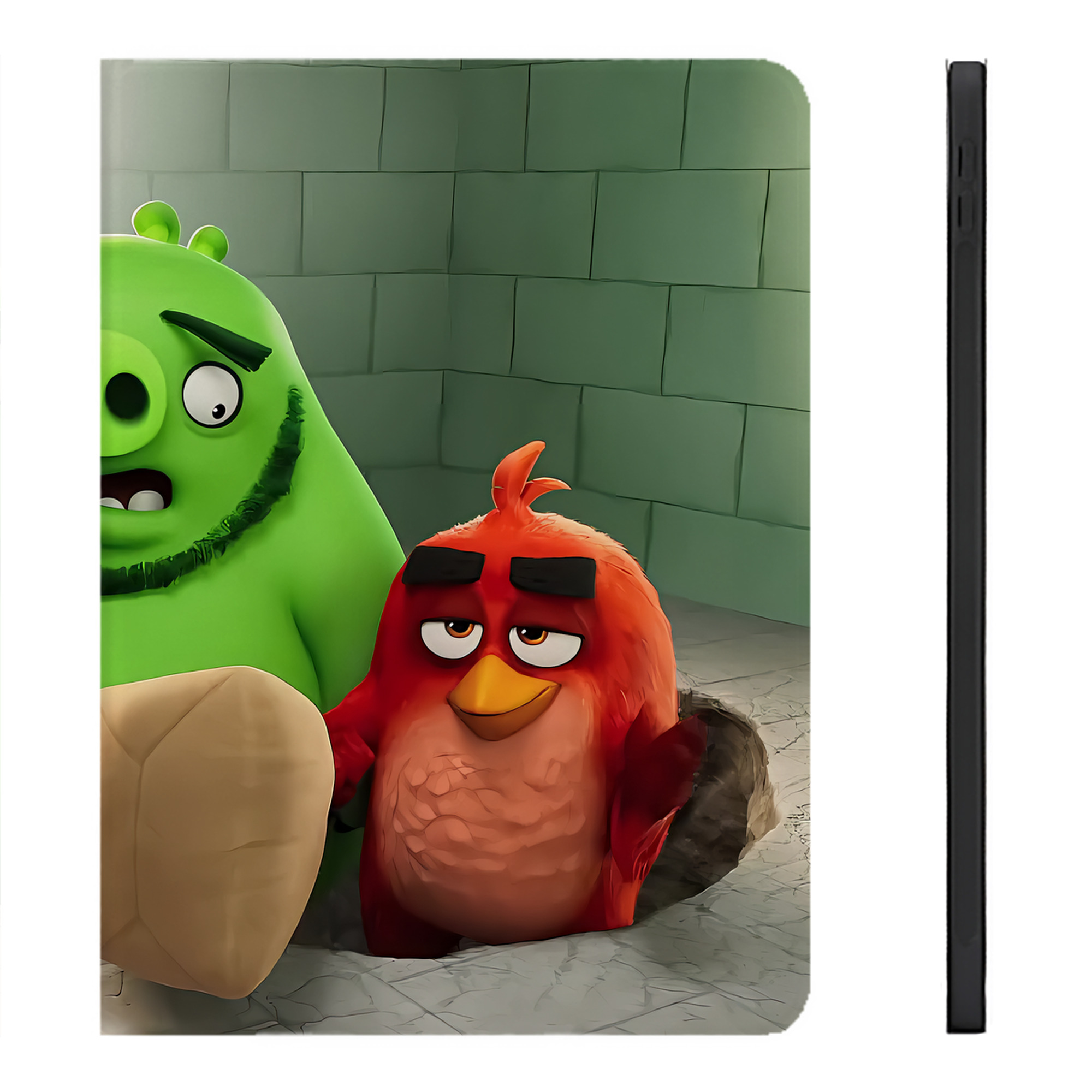 （画像用） Angry Birds アングリーバード IPadケース ペンホルダー付き ブックスタイルデザイン